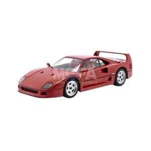 Norev Ferrari F40 1987 red model car in 1:12 scale.
