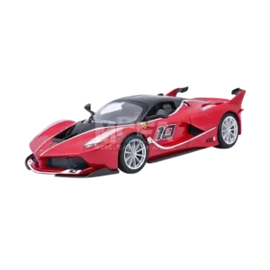 Bburago Ferrari FXX K No 10 red model in 1:24 scale