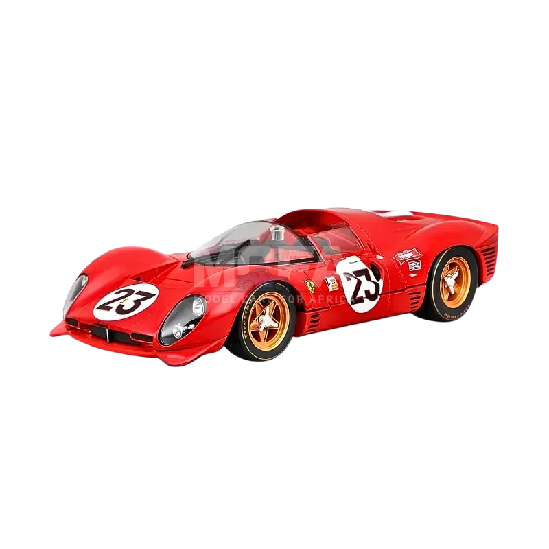 Bburago Ferrari 330 P4 Daytona No 23 red model in 1:24 scale