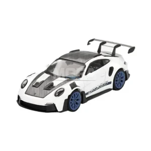 MINI GT Porsche 911 992 GT3 RS Weissach Package White with Indigo Blue 1:64
