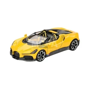 MINI GT Bugatti W16 Mistral Yellow 1:64
