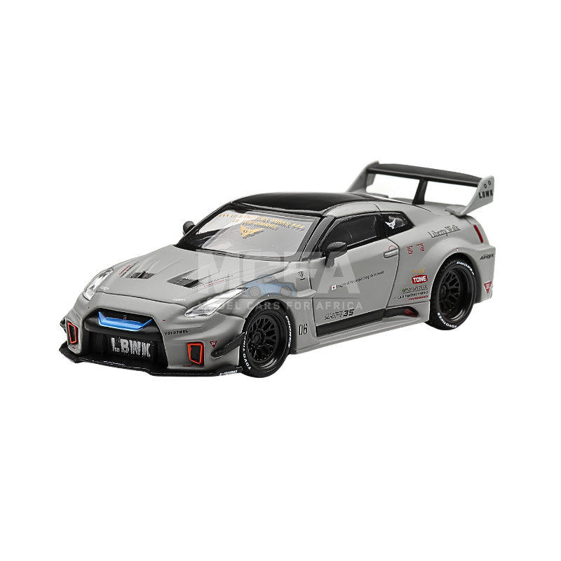 MINI GT Nissan LB-Silhouette WORKS GT 35GT-RR Ver.1 Matt Grey 1:64