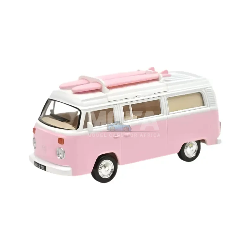 Norev Volkswagen T2b Combi Camper Van 1973 Pink 1:43 model