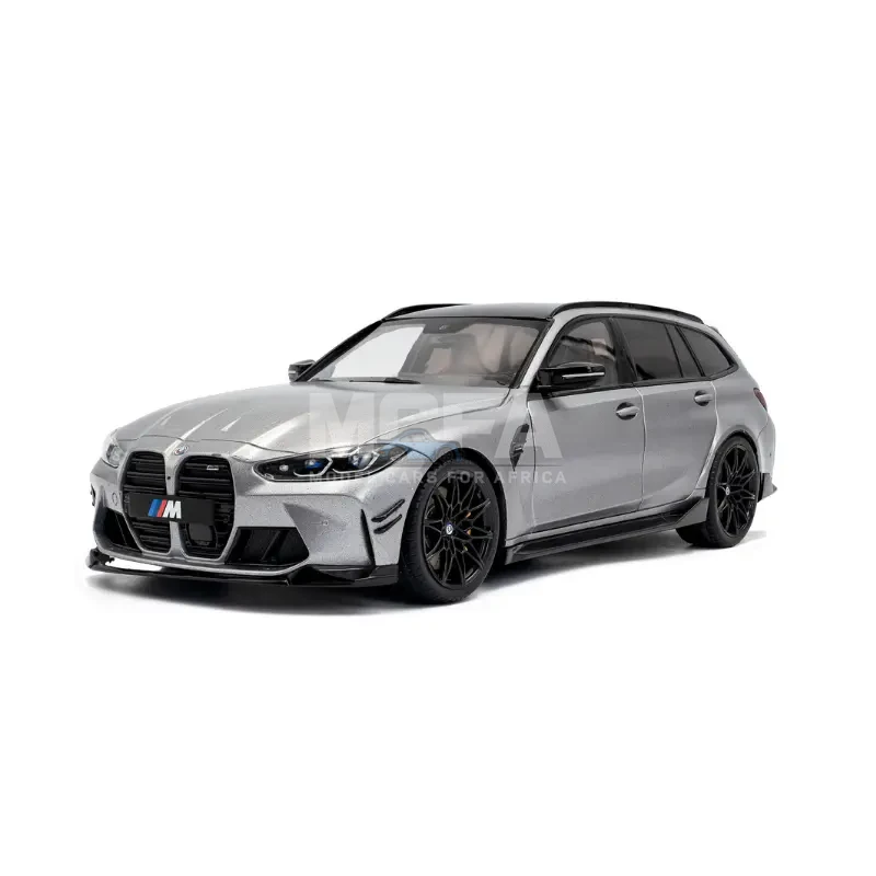 Solido BMW M3 Touring with Performance Parts Frozen Pure Grey Metallic 2024 1:18 scale model