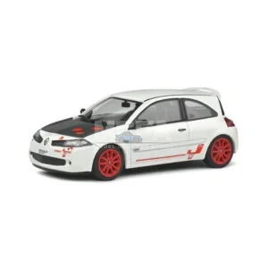 Preowned Solido Renault Megane R26-R Blanc Glacier 2009 1:43 scale model