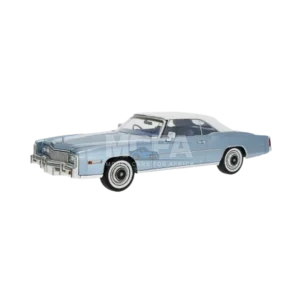 MCG Cadillac Eldorado Convertible 1976 in light blue metallic, 1:18 scale model car