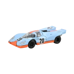 Norev Porsche 917K No. 20 in Gulf blue and orange livery, 1:43 scale model car