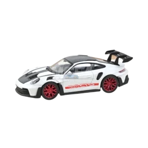 Norev Porsche 911 GT3 RS 2022 Weissach Pack in white with red detailing, 1:43 scale model car