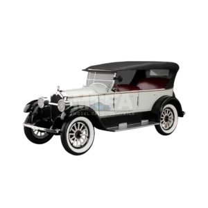 Sunstar Buick Model 25 from 1925 in light grey, 1:18 scale, with black detailing.